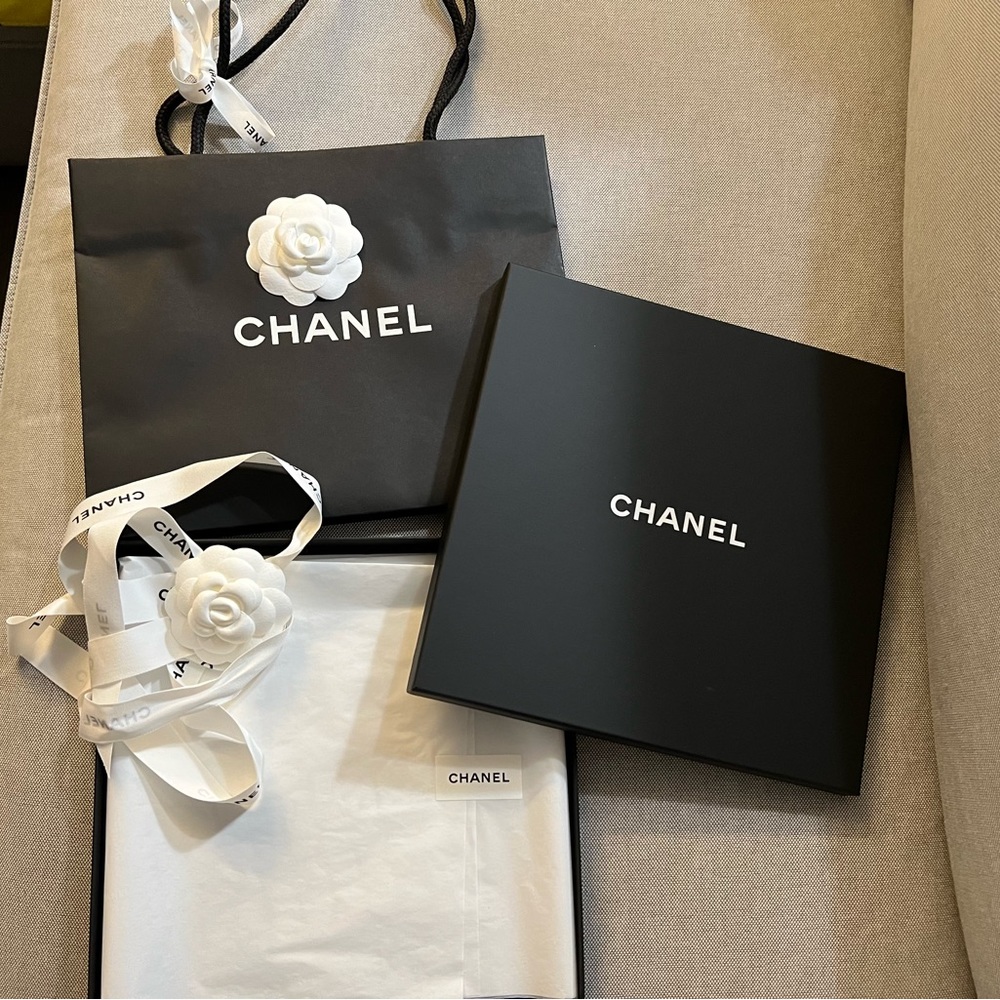 Chanel Black Gift Set with White Accents